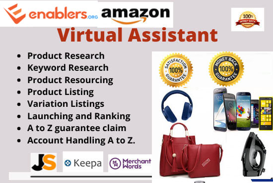 I will be your expert amazon virtual assistant fba ppc listing ...