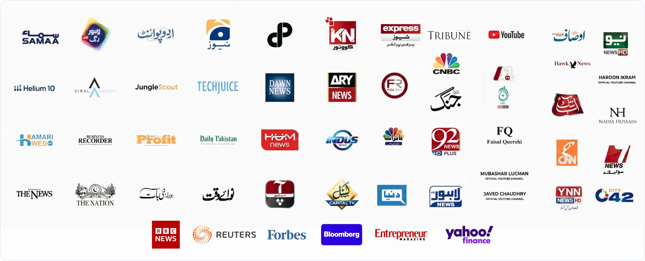 Television, print and digital media organizations featuring Enablers